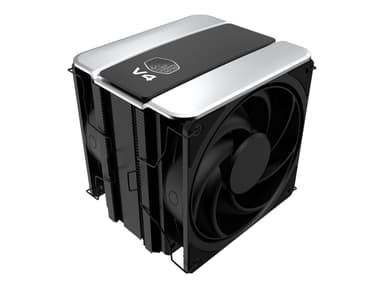 Cooler Master V4 Alpha 3DHP - Processorkylare - (för: LGA1150, LGA1151, LGA1155, LGA1156, LGA1200, LGA1700, LGA1851, AM4, AM5) - aluminium - 120 mm - svart