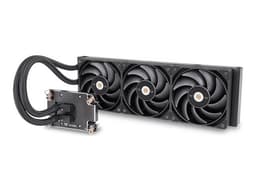 Thermaltake AW360 - Kylsystem med vätska till processorn - Elementstorlek: 360 mm - (för: LGA4677, SP6, sTR5) - nickelpläterad kopparbas - 120 mm - svart