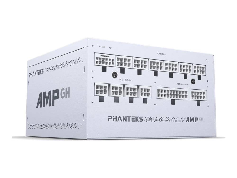 Phanteks AMP GH PH-P1200GH nätaggregat 1200 W 80 PLUS Platinum, vit