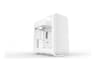 HYTE X50 - Mid tower - utökad ATX - genomskinlig sidopanel (härdat glas) - ingen strömförsörjning (ATX) - snövit - USB/ljud
