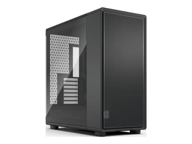 Fractal Design Epoch XL TG - Datorlåda - utökad ATX - genomskinlig sidopanel (härdat glas) - ingen strömförsörjning (ATX) - svart, ljust - USB/ljud