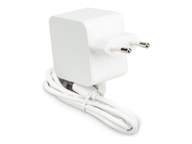 Raspberry Pi - Nätaggregat - 27 Watt - 5 A - PD (USB-C) - på kabel: USB-C - vit - Europa