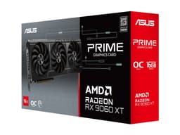 ASUS PRIME - OC Edition - grafikkort - Radeon RX 9060 XT - 16 GB GDDR6 - PCI Express 5.0 - HDMI, 2 x DisplayPort - låda