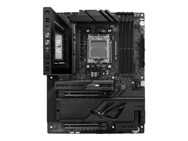 ASUS ROG CROSSHAIR X870E DARK HERO - Moderkort - ATX - Socket AM5 - AMD X870E Chipuppsättning - USB4, USB-C 3.2 Gen2, USB 3.2 Gen 2, USB 3.2 Gen 1, USB-C 3.2 Gen 2x2 - 10 Gigabit LAN, 5 Gigabit Ethernet, Wi-Fi 7, Bluetooth - inbyggda grafiken (CPU krävs)
