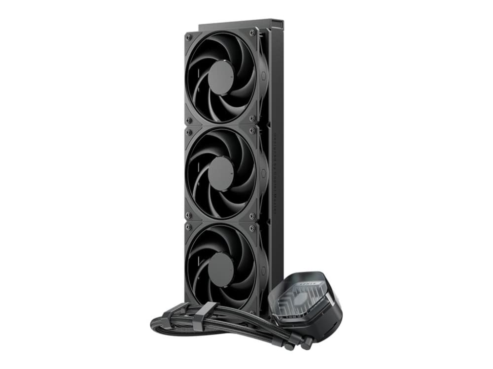 Cooler Master MasterLiquid 360 Atmos Stealth - Kylsystem med vätska till processorn - Elementstorlek: 360 mm - (för: LGA1851, LGA1700, LGA1200, LGA1151, LGA1150, LGA1155, LGA1156, AM4, AM5) - 120 mm - svart