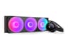 NZXT Kraken Plus 360 RGB - Kylsystem med vätska till processorn - med LCD-display - Elementstorlek: 360 mm - (för: LGA115x Socket, LGA1200, LGA1700, LGA1851, AM4, AM5) - koppar - 120 mm - svart