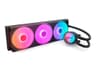 NZXT Kraken Core 360 RGB - Kylsystem med vätska till processorn - Elementstorlek: 360 mm - (för: LGA1851, LGA1700, LGA115x Socket, LGA1200, AM4, AM5) - koppar - 120 mm - svart