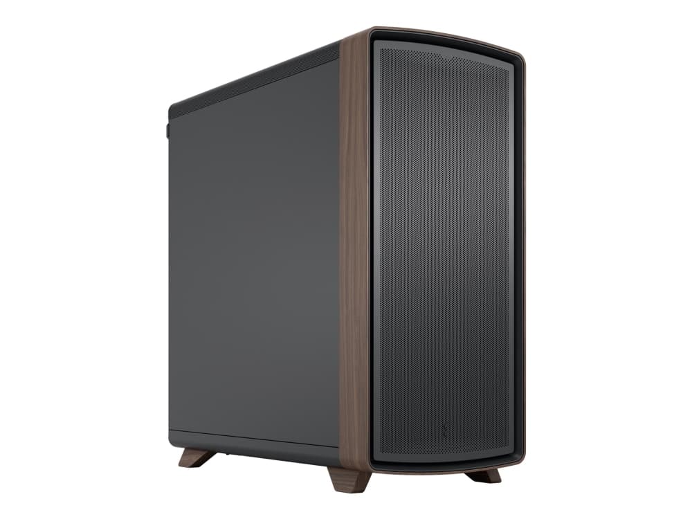 Fractal Design Summit Solid - ATX-hölje - utökad ATX - ingen strömförsörjning (ATX) - svart - USB/ljud