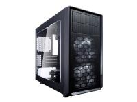 Fractal Design Focus G Mini - Tower - micro ATX - genomskinlig sidopanel - ingen strömförsörjning (ATX) - svart - USB/ljud