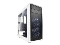 Fractal Design Focus Series G - Tower - ATX - genomskinlig sidopanel - ingen strömförsörjning (ATX) - vit - USB/ljud