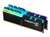G.Skill TridentZ RGB Series - DDR4 - sats - 16 GB: 2 x 8 GB - DIMM 288-pin - 1600 MHz / PC4-25600 - CL16 - 1.35 V - ej buffrad - icke ECC