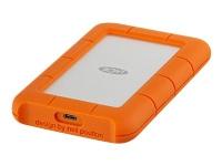 LaCie Rugged USB-C - Hårddisk - 2 TB - extern (bärbar) - USB 3.1 Gen 1 (USB-C stikforbindelse)