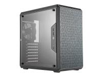 Cooler Master MasterBox Q500L - Tower - ATX - genomskinlig sidopanel (akryl) - ingen strömförsörjning (ATX / PS/2) - svart - USB/ljud