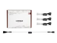 Noctua NA-SEC1 chromax.white - Förlängningsströmkabel till fläkt - 4-stifts PWM (hona) till 4-stifts PWM (hane) - 30 cm - vit