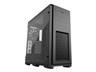 Phanteks Enthoo Pro Tempered Glass - Tower - utökad ATX - genomskinlig sidopanel (härdat glas) - ingen strömförsörjning - svart satäng - USB/ljud