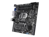 ASUS WS C246M PRO - Moderkort - micro ATX - LGA1151 Socket - C246 Chipuppsättning - USB 3.1 Gen 1, USB 3.1 Gen 2 - 2 x Gigabit LAN - inbyggda grafiken (CPU krävs) - HD-ljud (8 kanaler)