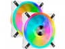 CORSAIR iCUE QL140 RGB - Fläktsats för systemskåp - 140 mm