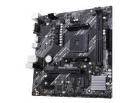 ASUS PRIME A520M-K - Moderkort - micro ATX - Socket AM4 - AMD A520 Chipuppsättning - USB 3.2 Gen 1 - Gigabit LAN - inbyggda grafiken (CPU krävs) - HD-ljud (8 kanaler)