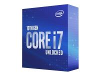 Intel Core i7 10700K - 3,8 GHz - 8 kärnor - 16 trådar - 16 MB cache - LGA1200 Socket - Box (utan kylare)