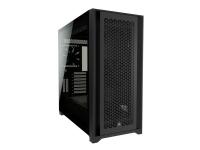 CORSAIR 5000D AIRFLOW - Miditower - ATX - ingen strømforsyning (ATX) - Sort - USB/lyd