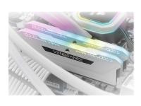 CORSAIR Vengeance RGB PRO SL - DDR4 - sats - 32 GB: 2 x 16 GB - DIMM 288-pin - 1800 MHz / PC4-28800 - CL18 - 1.35 V - ej buffrad - icke ECC - vit