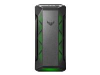 ASUS TUF Gaming GT501 - Tower - ATX - genomskinlig sidopanel - svart - USB/ljud