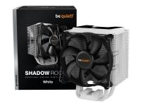 be quiet! Shadow Rock 3 - Processorkylare - (för: LGA1150, LGA1151, LGA1155, LGA1200, LGA1700, LGA2011-3 (Square ILM), LGA2066, AM4) - aluminium med kopparbas - 120 mm - vit