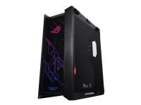 ASUS ROG Strix Helios - Tower - utökad ATX - genomskinlig sidopanel (glas) - ingen strömförsörjning (ATX) - svart - USB/ljud