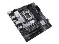 ASUS PRIME B660M-A D4 - Moderkort - micro ATX - LGA1700-uttag - B660 Chipuppsättning - USB 3.2 Gen 1, USB-C Gen1, USB 3.2 Gen 2 - Gigabit LAN - inbyggda grafiken (CPU krävs) - HD-ljud (8 kanaler)