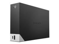 Seagate One Touch with hub STLC12000400 - Hårddisk - 12 TB - extern (stationär) - USB 3.0 - sort - med Seagate Rescue Data Recovery