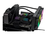 CORSAIR Dominator Platinum RGB - DDR5 - sats - 32 GB: 2 x 16 GB - DIMM 288-pin - 5200 MT/s / PC5-41600 - CL40 - 1.25 V - ej buffrad - icke ECC - svart