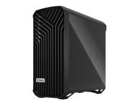 Fractal Design Torrent RGB - Tower - utökad ATX - genomskinlig sidopanel - ingen strömförsörjning (ATX) - svart - USB/ljud