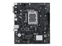 ASUS PRIME H610M-R D4 - Moderkort - micro ATX - LGA1700-uttag - H610 Chipuppsättning - USB 3.2 Gen 1 - Gigabit LAN - inbyggda grafiken (CPU krävs) - HD-ljud (8 kanaler)