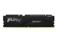 Kingston FURY Beast - DDR5 - modul - 32 GB - DIMM 288-pin - 5200 MHz / PC5-41600 - CL40 - 1.25 V - ej buffrad - on-die ECC