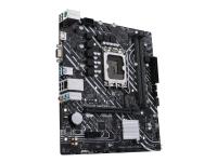 ASUS PRIME H610M-K D4 - Moderkort - micro ATX - LGA1700-uttag - H610 Chipuppsättning - USB 3.2 Gen 2, USB 3.2 Gen 1 - Gigabit LAN - inbyggda grafiken (CPU krävs) - HD-ljud (8 kanaler)