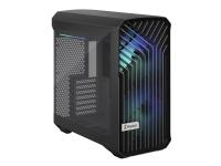 Fractal Design Torrent Compact RGB TG Light Tint - Kompakt väska - utökad ATX - ingen strömförsörjning (ATX) - svart - USB/ljud