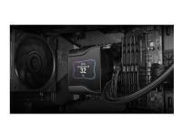 MSI MEG CORELIQUID S280 - Kylsystem med vätska till processorn - Elementstorlek: 360 mm - (för: LGA1156, AM2, AM2+, AM3, LGA1155, AM3+, LGA2011, FM1, FM2, LGA1150, FM2+, LGA2011-3, LGA1151, AM4, LGA2066, TR4, SP3, sTR4, LGA1200, LGA1700) - 140 mm