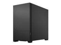 Fractal Design Pop Mini Silent - Tower - micro ATX - ingen strömförsörjning (ATX) - heltäckande svart - USB/ljud - för Fractal Design Model D, Type D