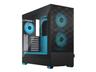 Fractal Design Pop Air Tower Svart, Cyan