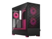 Fractal Design Pop Air RGB - Tower - ATX - genomskinlig sidopanel (härdat glas) - ingen strömförsörjning (ATX) - magenta, tonad, klar - USB/ljud - för Fractal Design Model D, Type D
