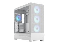 Fractal Design Pop XL Air RGB - Tower - utökad ATX - ingen strömförsörjning (ATX) - vit TG genomskinlig ton - USB/ljud