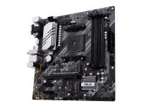 ASUS PRIME B550M-A WIFI II - Moderkort - micro ATX - Socket AM4 - AMD B550 Chipuppsättning - USB 3.2 Gen 1, USB 3.2 Gen 2 - Gigabit LAN, Wi-Fi 6, Bluetooth - inbyggda grafiken (CPU krävs) - HD-ljud (8 kanaler)