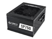 Lian Li SP750 - Nätaggregat (intern) - SFX12V - 80 PLUS Gold - AC 100-240 V - 750 Watt - aktive PFC - svart