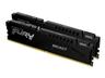 Kingston FURY Beast - DDR5 - sats - 32 GB: 2 x 16 GB - DIMM 288-pin - 5200 MHz / PC5-41600 - CL36 - 1.25 V - ej buffrad - on-die ECC - svart