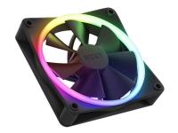 NZXT F Series F120 RGB Triple Pack - Lådfläkt - 120 mm - mattsvart