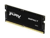 Kingston FURY Impact - DDR5 - modul - 8 GB - SO DIMM 262-pin - 4800 MHz / PC5-38400 - CL38 - 1.1 V - ej buffrad - on-die ECC