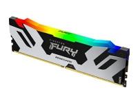Kingston FURY Renegade RGB - DDR5 - modul - 16 GB - DIMM 288-pin - 6400 MT/s / PC5-51200 - CL32 - 1.1 V - ej buffrad - on-die ECC