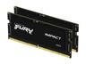 Kingston Technology Fury Impact Ram-minnen 16 Gb 2 X 8 Gb Ddr5 16gb 4800mt/s Ddr5 262-pin So-dimm