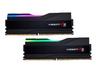 G.Skill Trident Z5 RGB - DDR5 - sats - 64 GB: 2 x 32 GB - DIMM 288-pin - 3200 MHz / PC5-51200 - CL32 - 1.4 V - ej buffrad - icke ECC - borstad aluminiumsvart, mattsvart