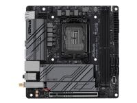 ASRock Z790M-ITX WiFi - Moderkort - mini ITX - LGA1700-uttag - Z790 Chipuppsättning - Bluetooth, 2.5 Gigabit LAN, Wi-Fi 6, Gigabit LAN - inbyggda grafiken (CPU krävs) - HD-ljud (7.1-kanal)